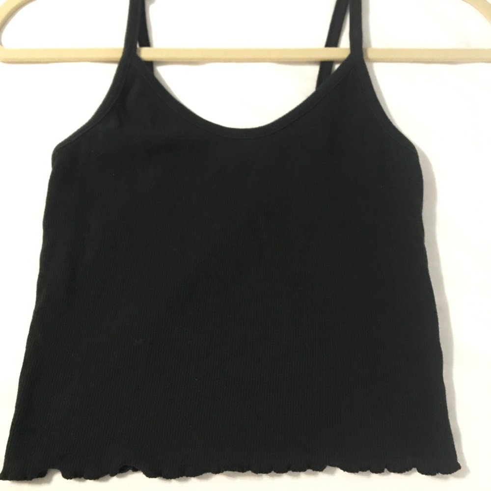 Pacsun Black Crop Top w/ Detailed Bottom